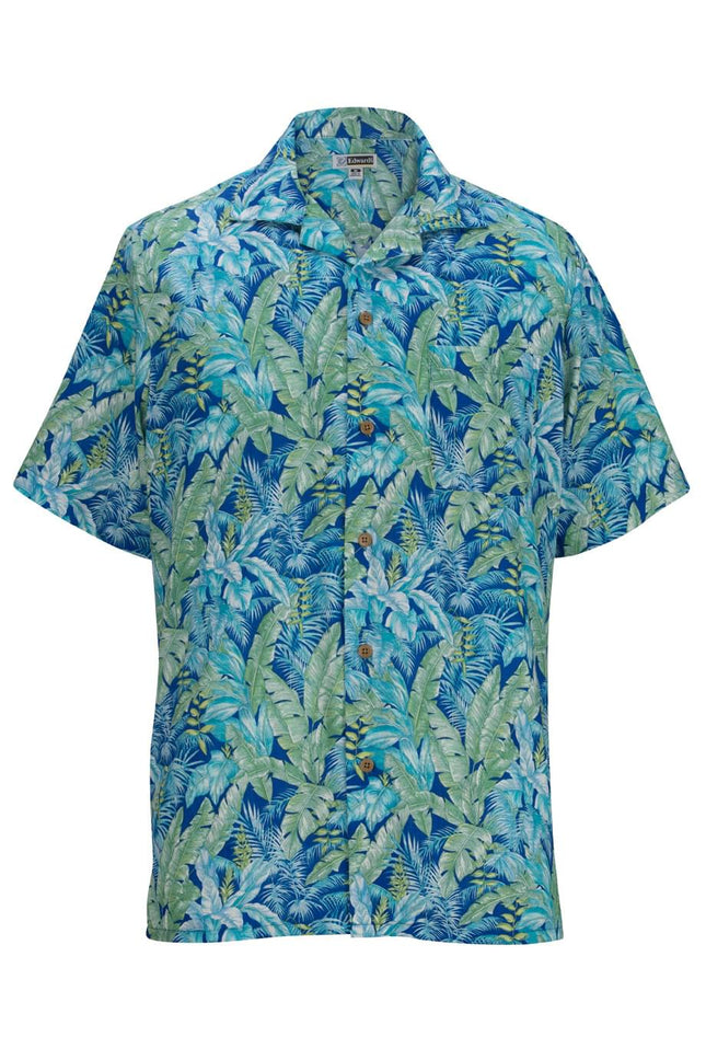 EDWARDS TROPICAL LEAF CAMP SHIRT