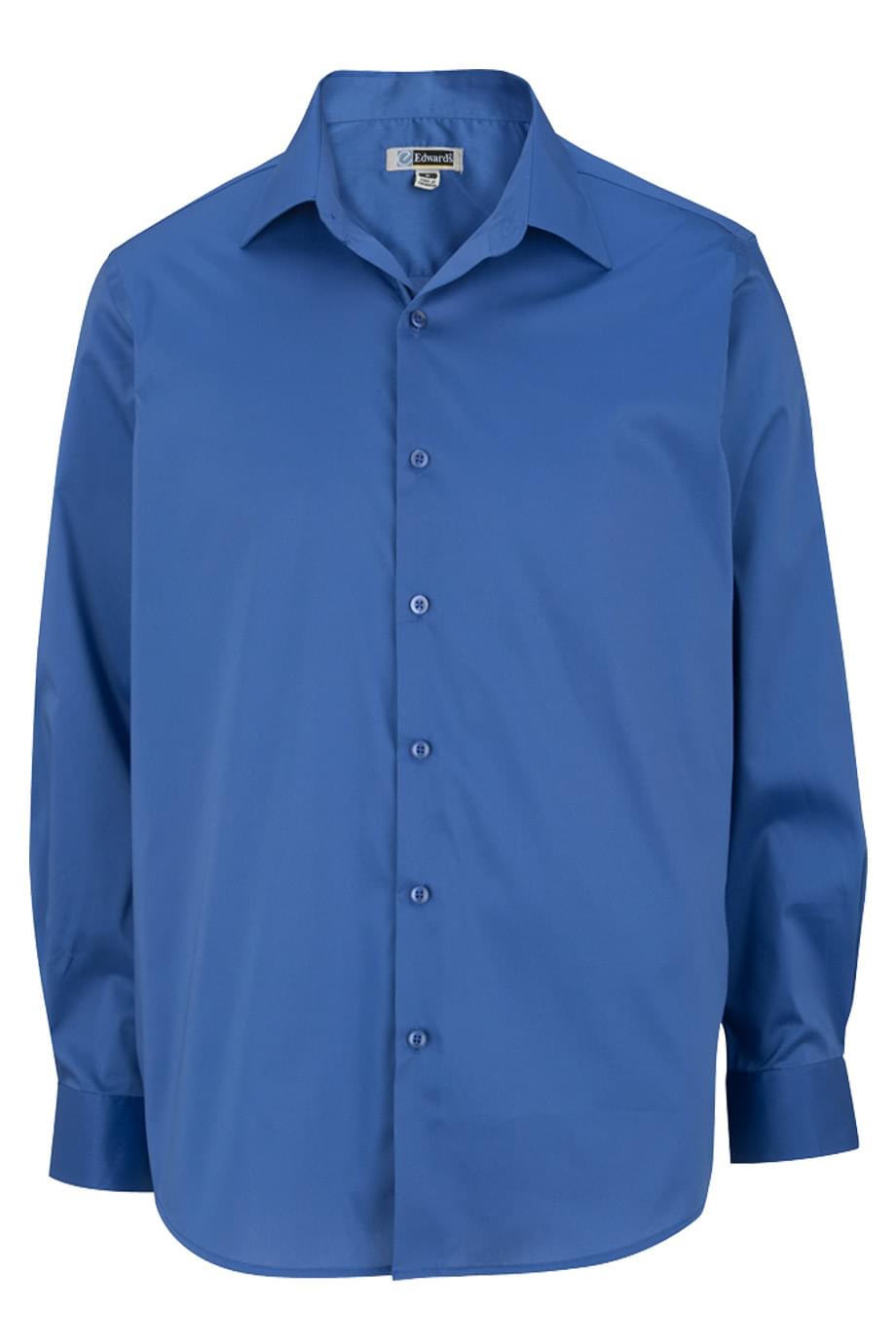 EDWARDS MENS SPREAD COLLAR DRESS SHIRT