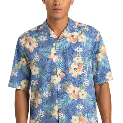 EDWARDS HIBISCUS MULTI-COLOR CAMP SHIRT
