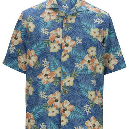EDWARDS HIBISCUS MULTI-COLOR CAMP SHIRT