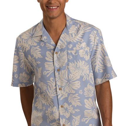 EDWARDS HIBISCUS 2-COLOR CAMP SHIRT