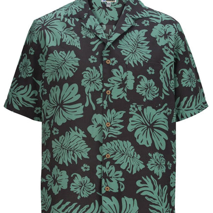 EDWARDS HIBISCUS 2-COLOR CAMP SHIRT