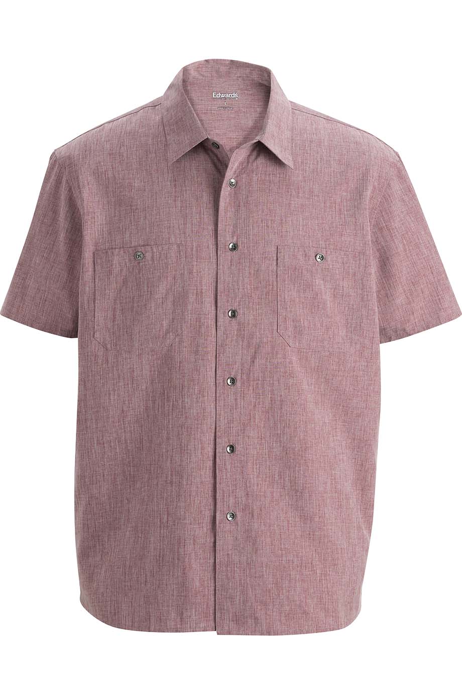 EDWARDS MELANGE MENS CAMP SHIRT