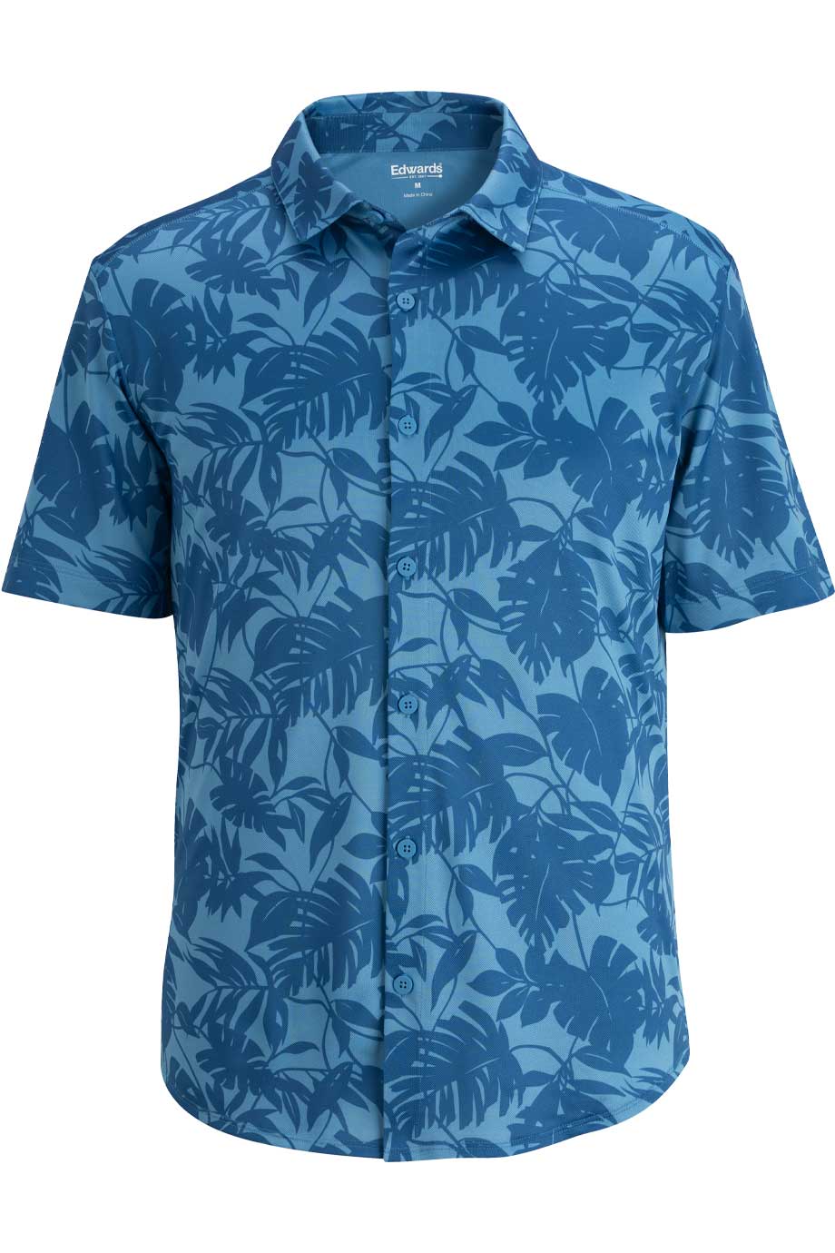 EDWARDS MINI PIQUE UNISEX CAMP SHIRT