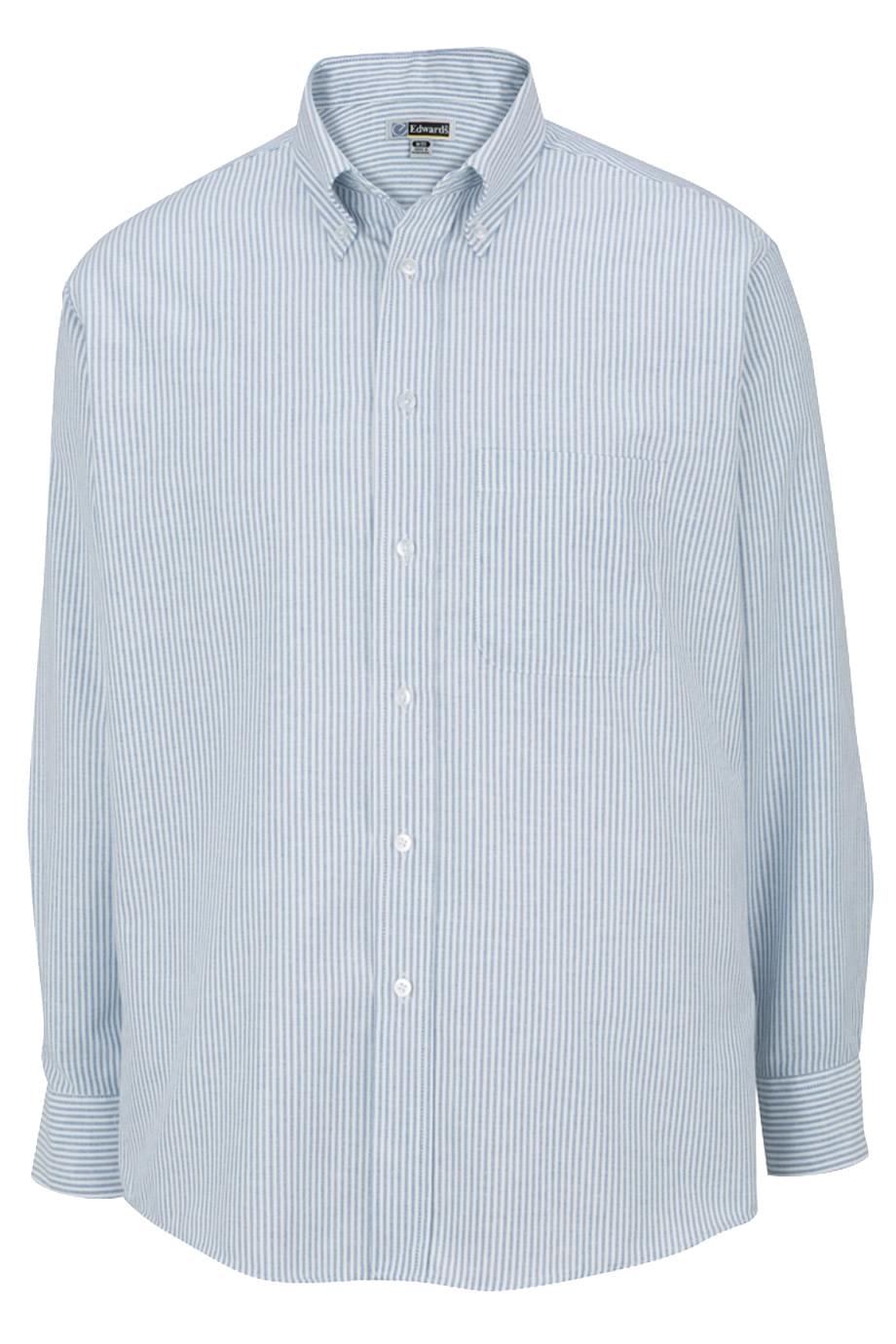 EDWARDS MENS LONG SLEEVE OXFORD SHIRT