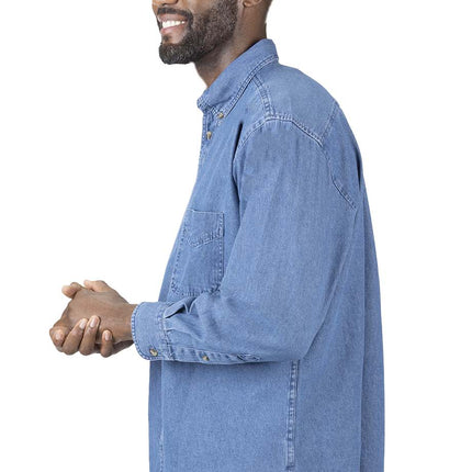 EDWARDS DENIM MIDWEIGHT LONG SLEEVE SHIRT