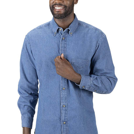 EDWARDS DENIM MIDWEIGHT LONG SLEEVE SHIRT