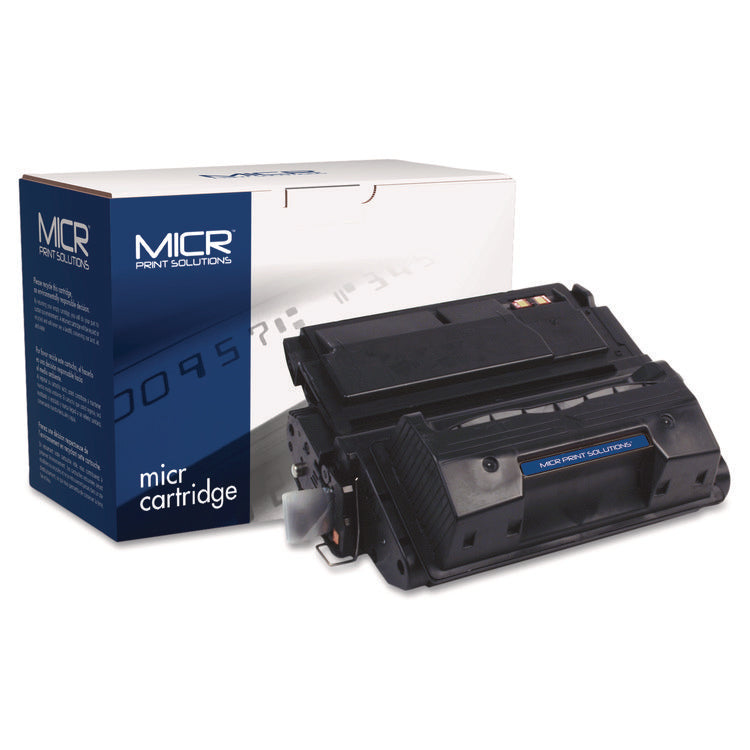 Compatible Q5942X(M) (42XM) High-Yield MICR Toner, 20,000 Page-Yield, Black