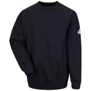 Bulwark® Men's Midweight FR Crewneck Pullover Sweatshirt / SEC2NV