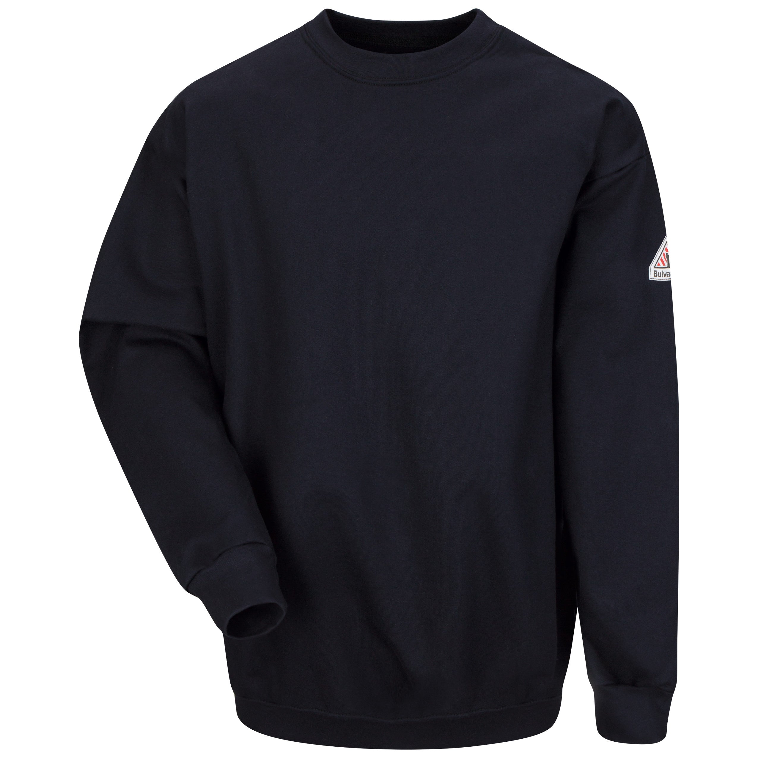 Bulwark® Men's Midweight FR Crewneck Pullover Sweatshirt / SEC2NV