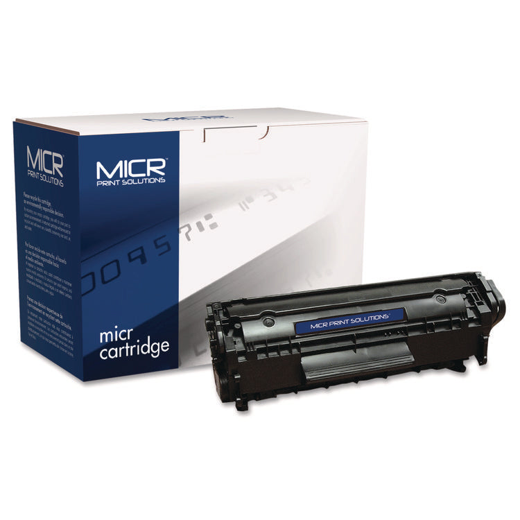 Compatible Q2612A(M) (12AM) MICR Toner, 2,000 Page-Yield, Black
