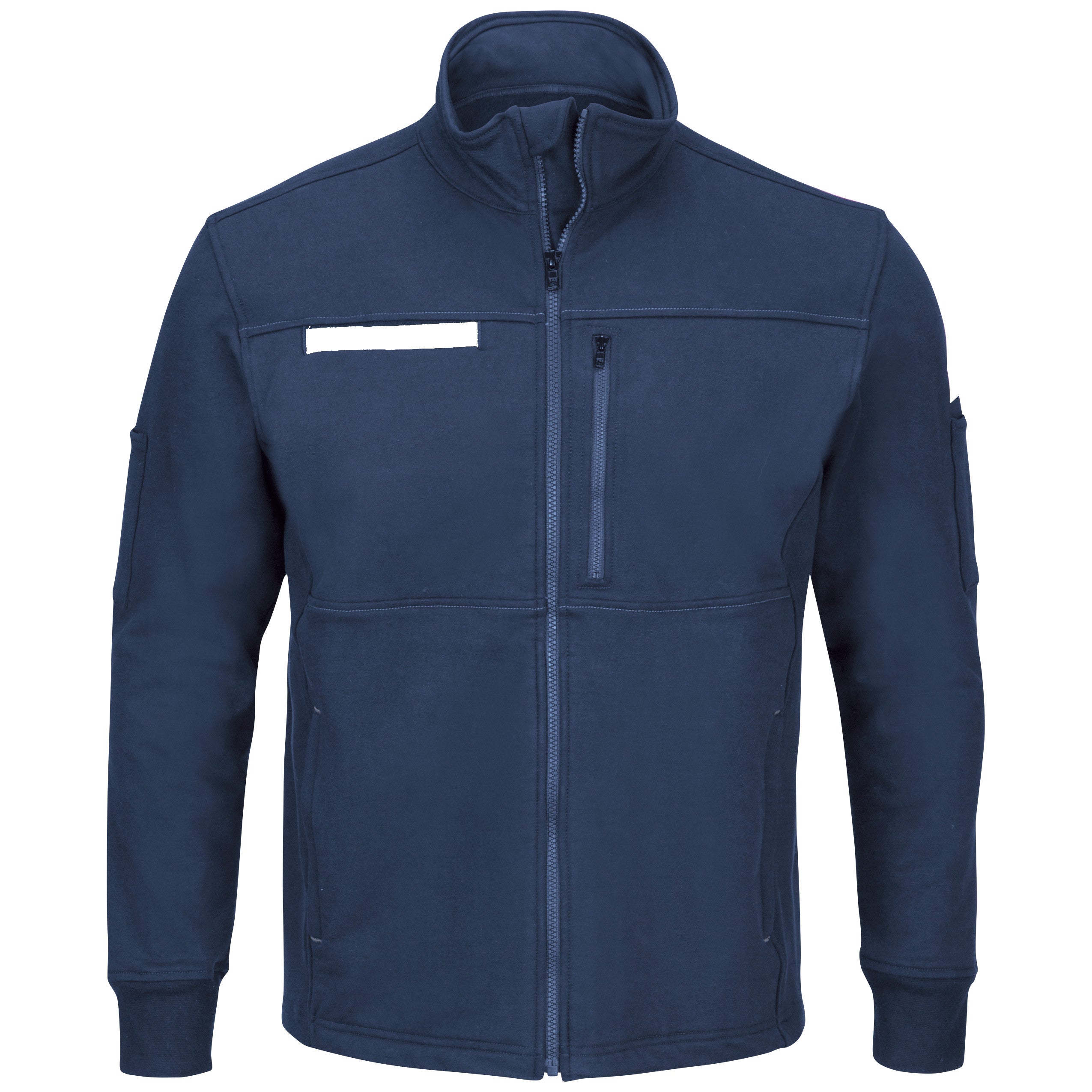Bulwark® Men's Fleece FR Zip-Up Jacket / SEZ2NV