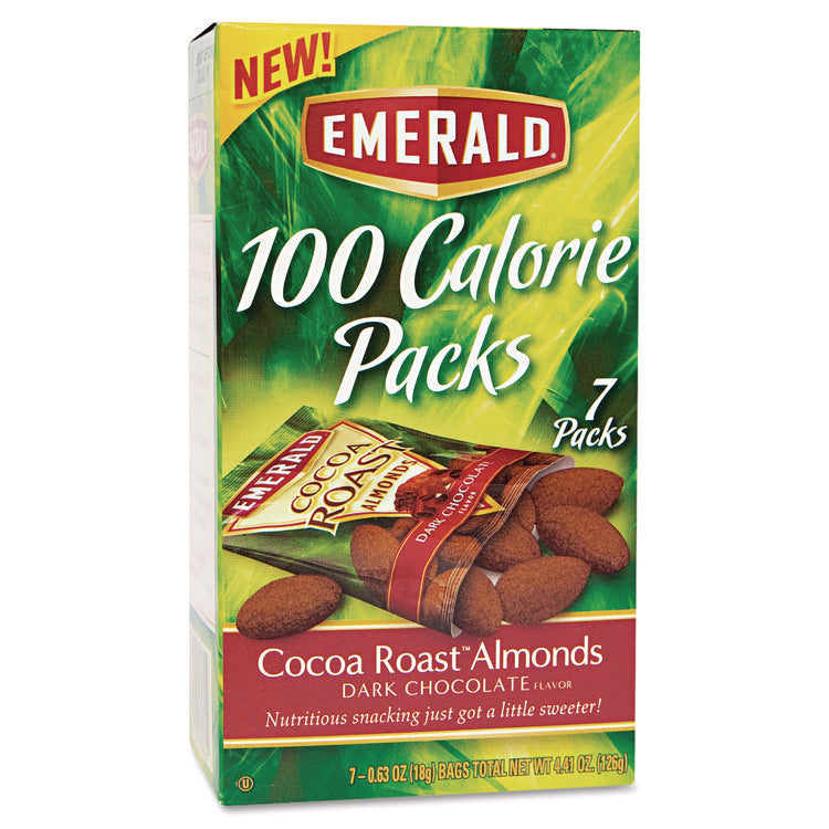 100 Calorie Pack Cocoa Roast Almonds, 0.63 Oz Packs, 7/box