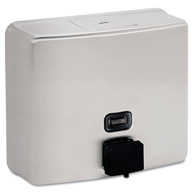 Conturaseries Surface-Mounted Liquid Soap Dispenser, 40 Oz, 7 X 3.31 X 6.13, Stainless Steel Satin