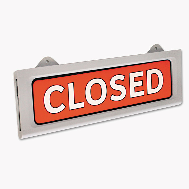 Message/Business Hours Sign, 15 x 20.5, Black/Red