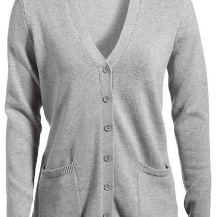 EDWARDS LADIES V-NECK LONG CARDIGAN SWEATER