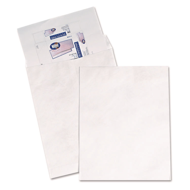 Heavyweight 18 lb Tyvek Catalog Mailers, Square Flap, Redi-Strip Adhesive Closure, 14.25 x 20, White, 25/Box