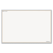 Wallmates Self-Adhesive Dry Erase Writing/planning Surface, 36 X 24, White/gray/orange Sheets, Undated