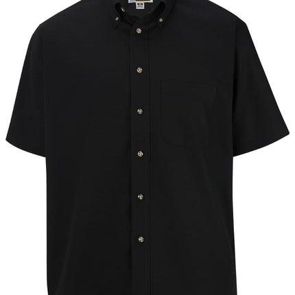 EDWARDS MENS EASY CARE SHORT SLEEVE POPLIN SHIRT