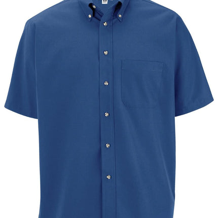EDWARDS MENS EASY CARE SHORT SLEEVE POPLIN SHIRT