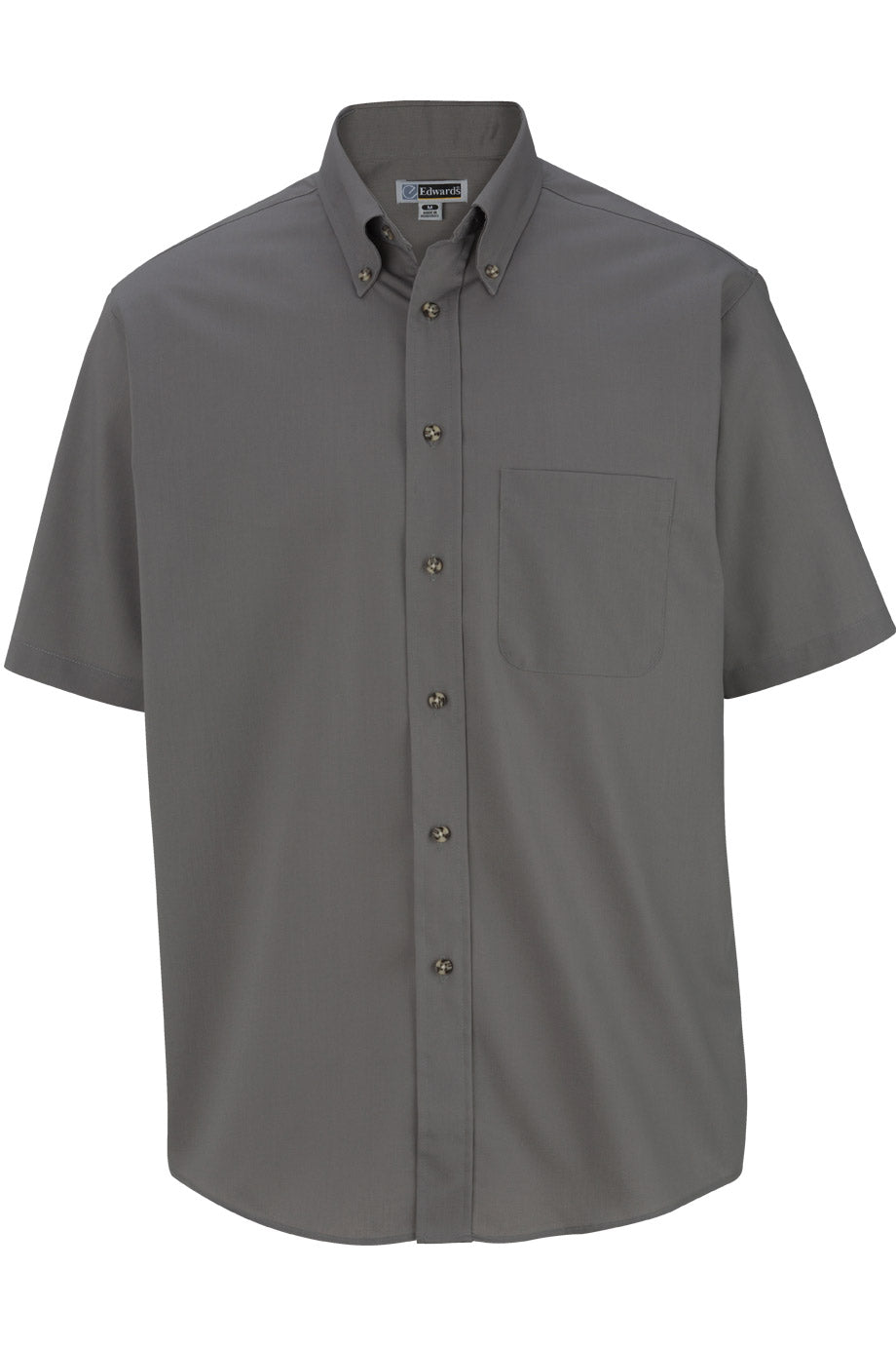 EDWARDS EASY CARE POPLIN SHORT SLEEVE MENS SHIRT