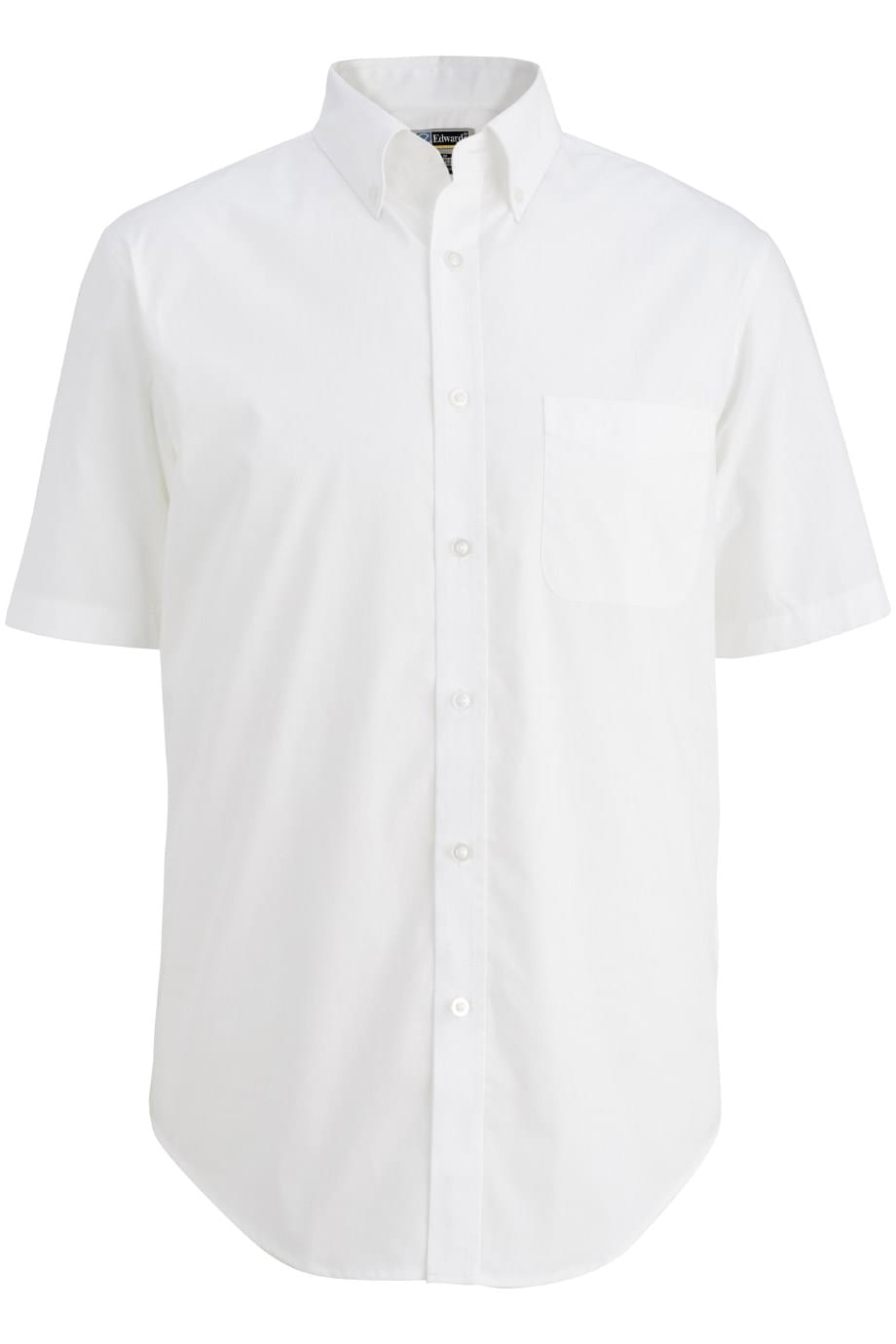 EDWARDS MENS S/S STRETCH POPLIN SHIRT