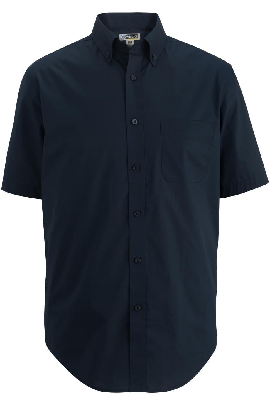 EDWARDS MENS S/S STRETCH POPLIN SHIRT