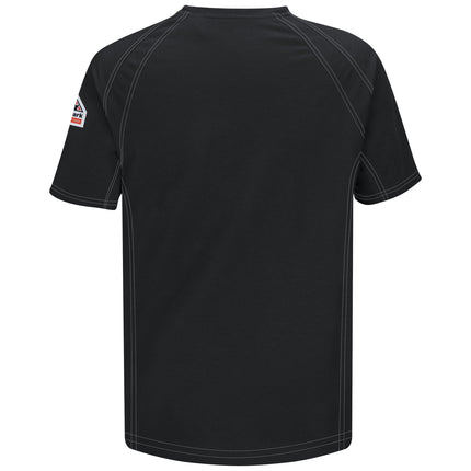 Bulwark® iQ Series® Comfort Knit Men's FR Short Sleeve T-Shirt / QT30BK