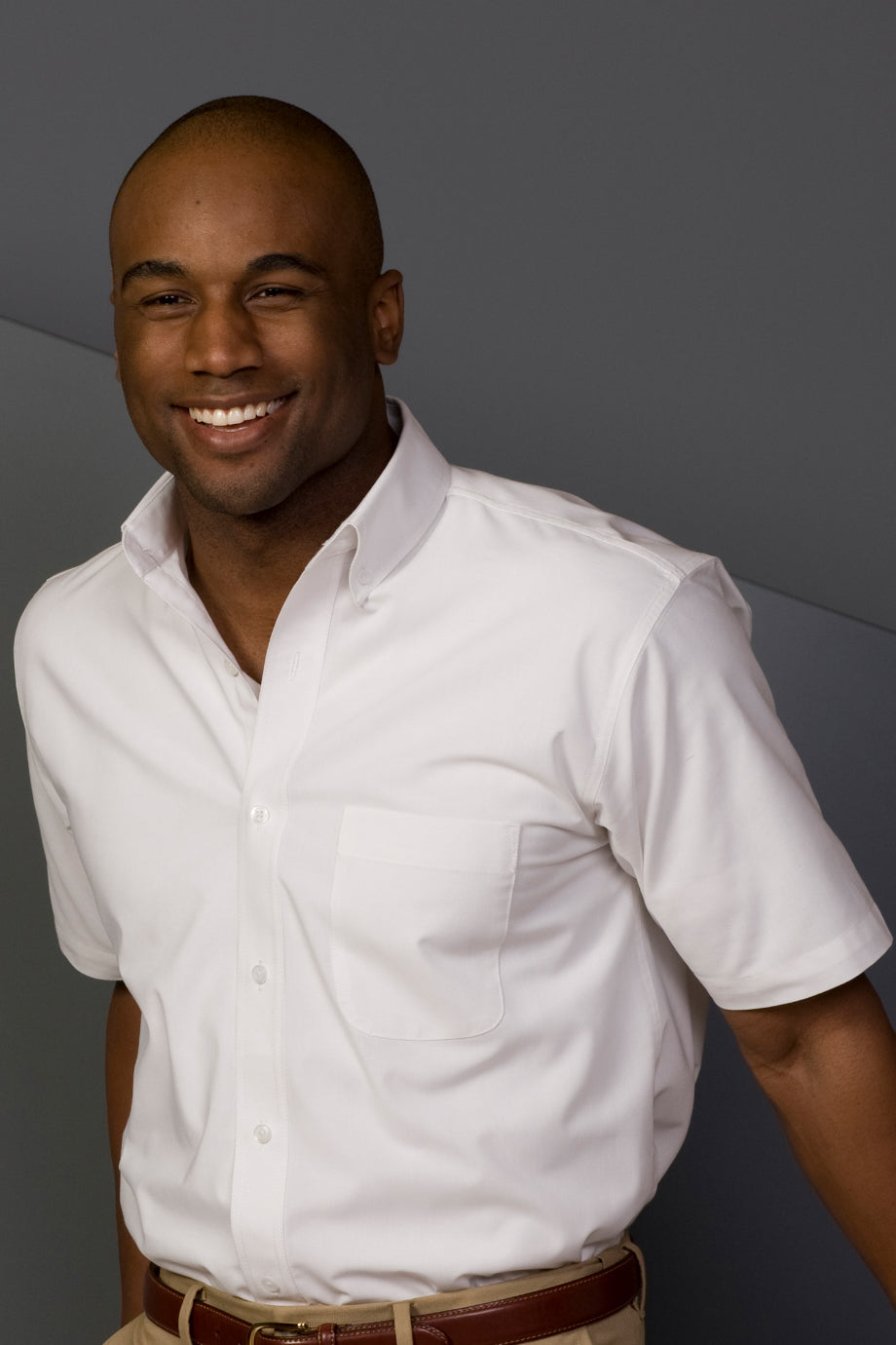 EDWARDS MENS LIGHTWEIGHT SHORT SLEEVE POPLIN SHIRT