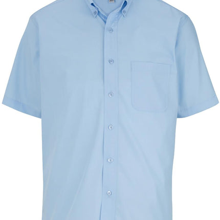 EDWARDS MENS LIGHTWEIGHT SHORT SLEEVE POPLIN SHIRT