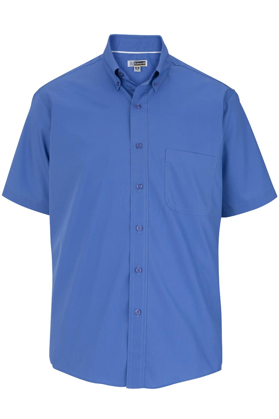 EDWARDS LIGHTWEIGHT POPLIN SHORT SLEEVE MENS SHIRT