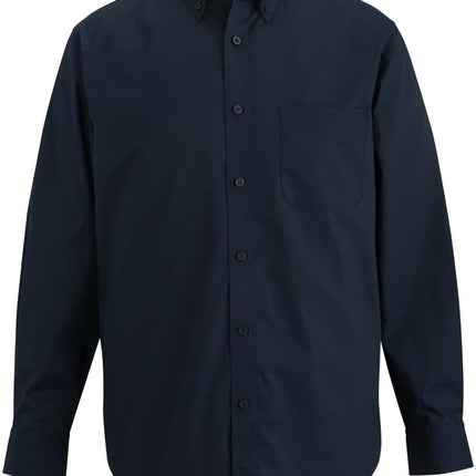 EDWARDS MENS L/S STRETCH POPLIN SHIRT