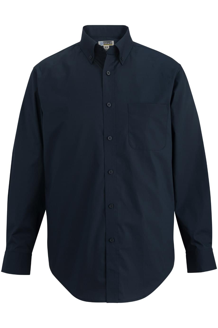 EDWARDS MENS L/S STRETCH POPLIN SHIRT
