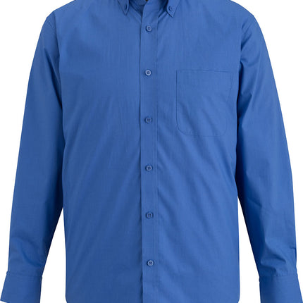 EDWARDS MENS L/S STRETCH POPLIN SHIRT