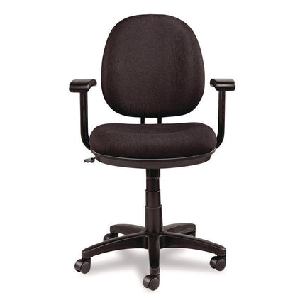 Alera Interval Series Swivel/tilt Task Chair, Supports Up To 275 Lb, 18.42" To 23.46" Seat Height, Black