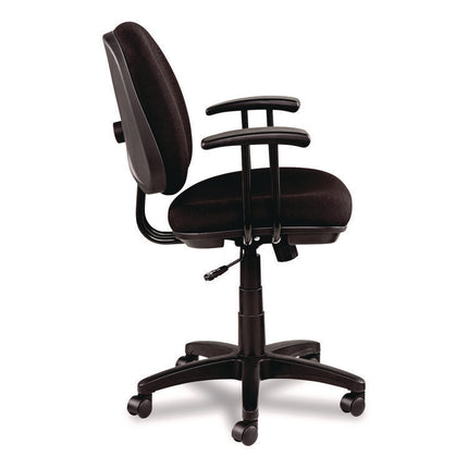 Alera Interval Series Swivel/tilt Task Chair, Supports Up To 275 Lb, 18.42" To 23.46" Seat Height, Black