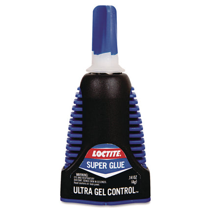Ultra Gel Control Super Glue, 0.14 Oz, Dries Clear