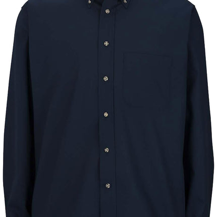 EDWARDS MENS EASY CARE LONG SLEEVE POPLIN SHIRT