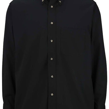 EDWARDS MENS EASY CARE LONG SLEEVE POPLIN SHIRT