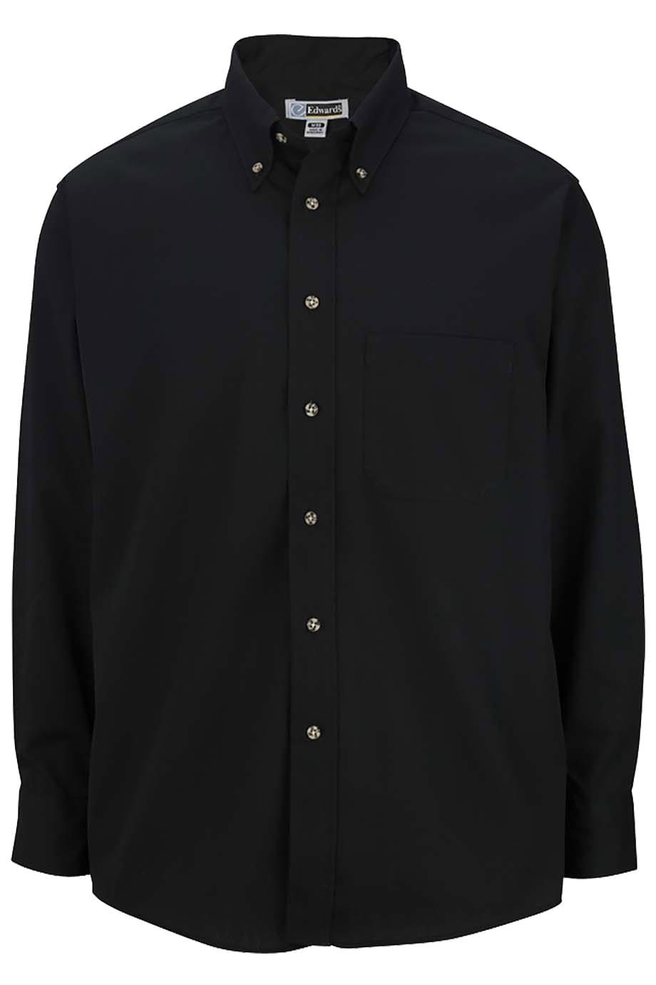 EDWARDS EASY CARE POPLIN LONG SLEEVE MENS SHIRT