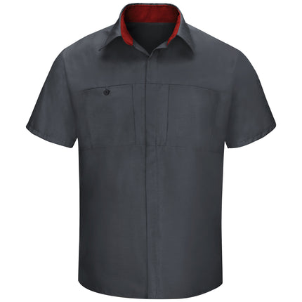 Red Kap® Men's Short Sleeve Performance Plus Shop Shirt With Oilblok Technology / SY42CF