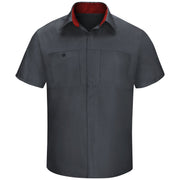 Red Kap® Men's Short Sleeve Performance Plus Shop Shirt With Oilblok Technology / SY42CF