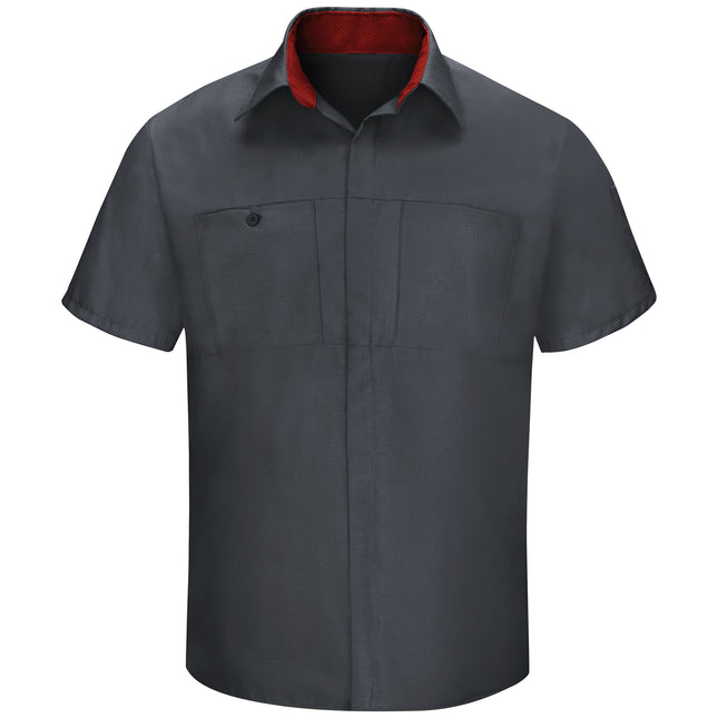 Red Kap® Men's Short Sleeve Performance Plus Shop Shirt With Oilblok Technology / SY42CF