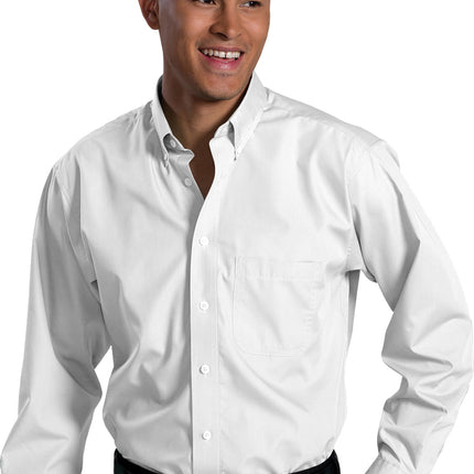 EDWARDS MENS LIGHTWEIGHT LONG SLEEVE POPLIN SHIRT