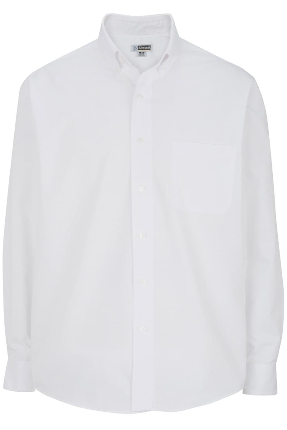 EDWARDS MENS LIGHTWEIGHT LONG SLEEVE POPLIN SHIRT