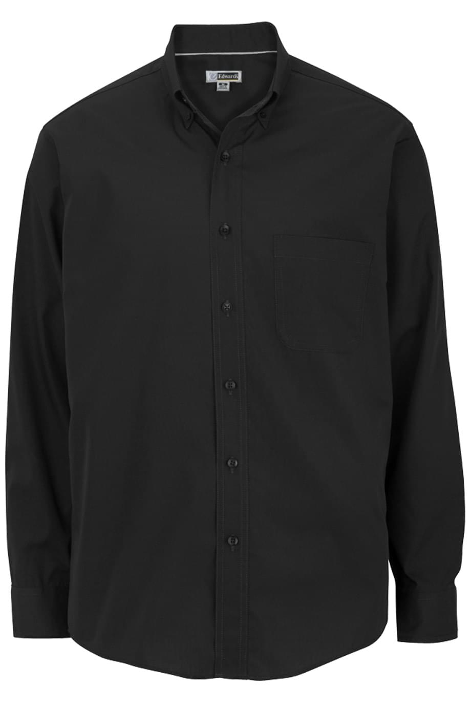 EDWARDS MENS LIGHTWEIGHT LONG SLEEVE POPLIN SHIRT