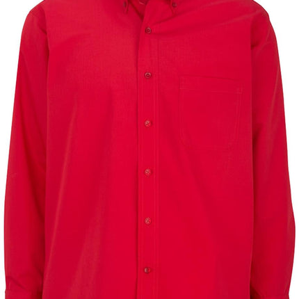 EDWARDS MENS LIGHTWEIGHT LONG SLEEVE POPLIN SHIRT