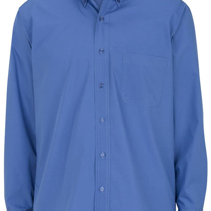 EDWARDS MENS LIGHTWEIGHT LONG SLEEVE POPLIN SHIRT
