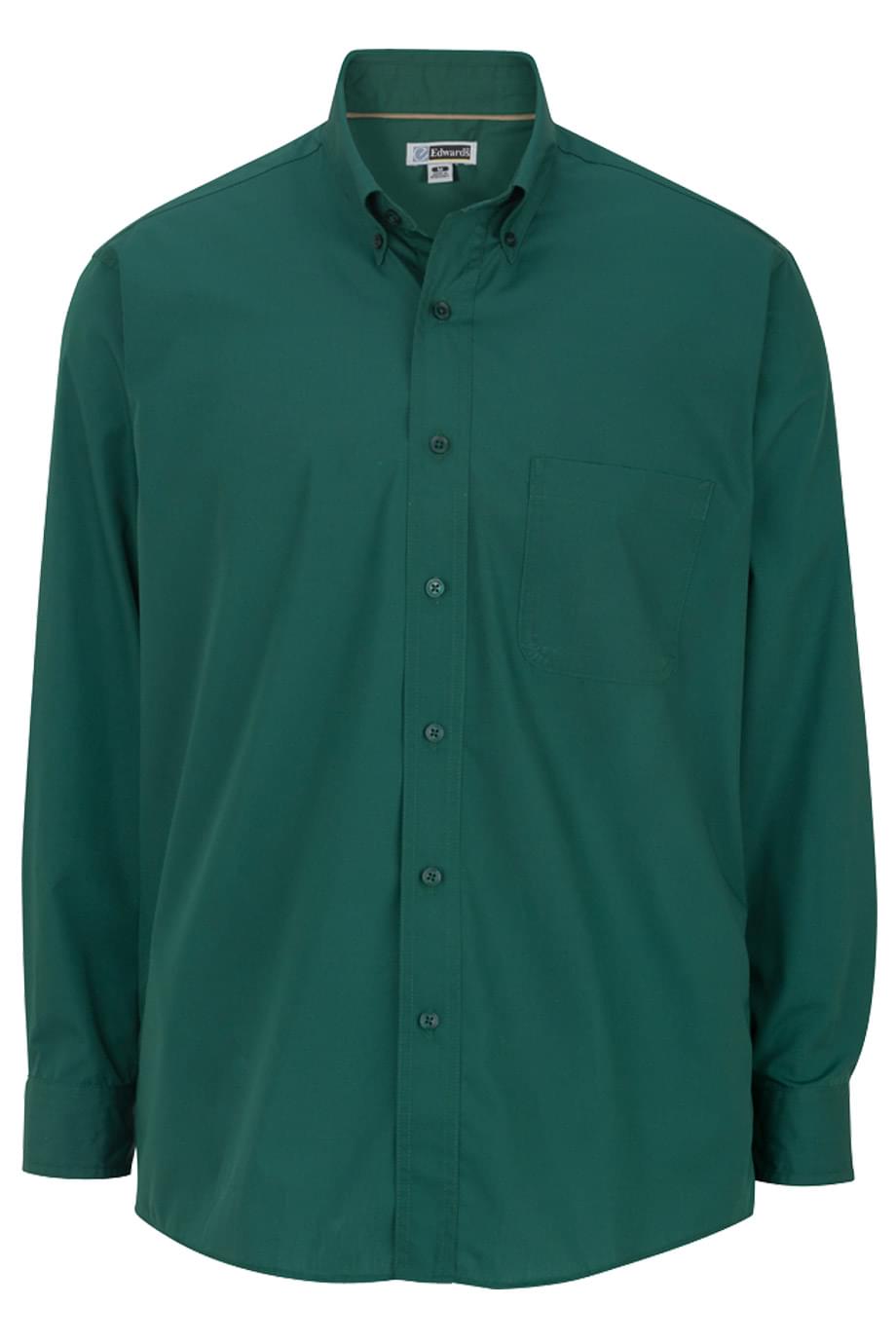 EDWARDS LIGHTWEIGHT POPLIN LONG SLEEVE MENS SHIRT