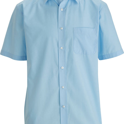 EDWARDS MENS ESSENTIAL BROADCLOTH SHIRT SHORT SLEEVE